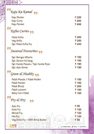 B Bhagat Tarachand menu 5