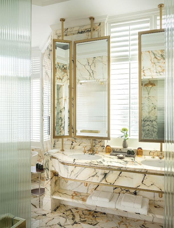 The Cadogan marble bathroom