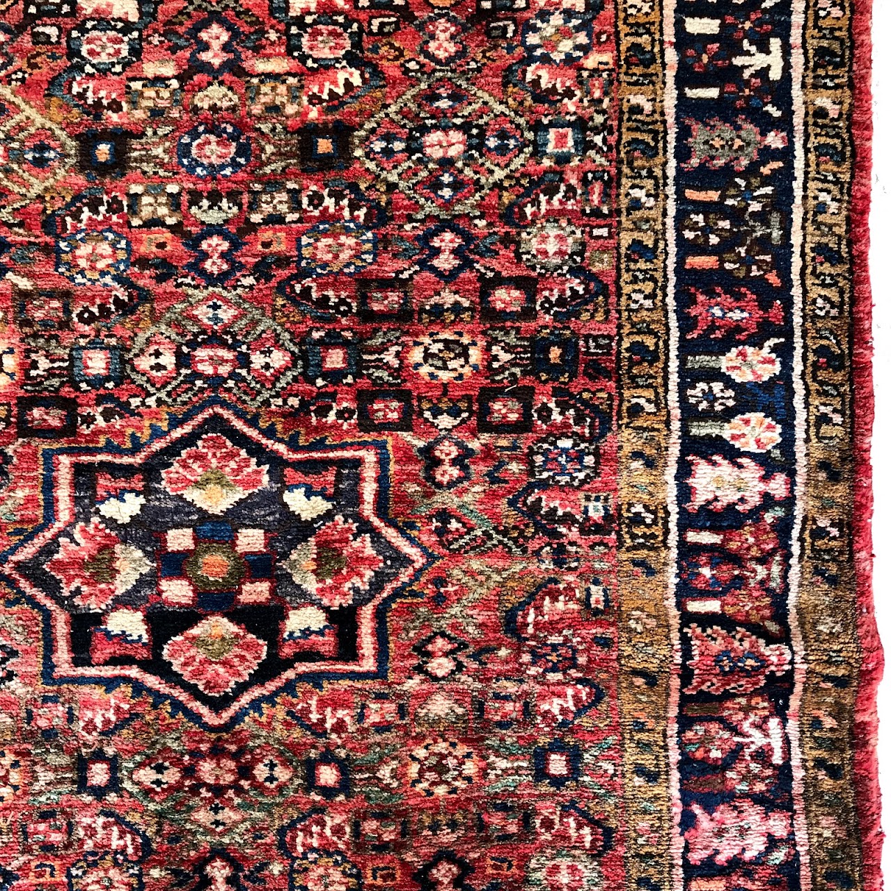 Hamadan Wool Area Rug