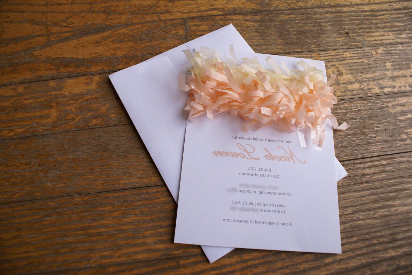 bridal shower invitation