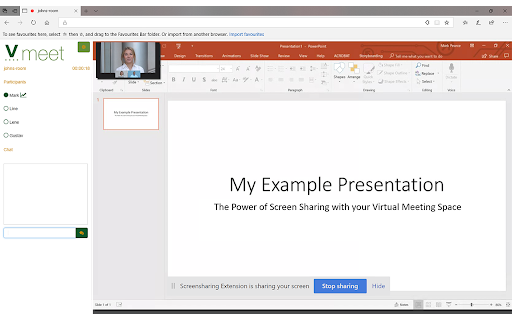 Vmeet Screensharing Extension