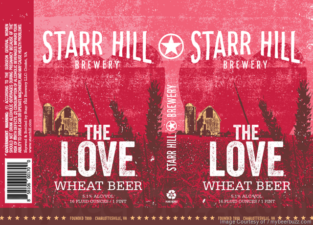 Starr Hill Updating Looking Glass IPA, Amber Ale, Grateful Pale Ale & The Love