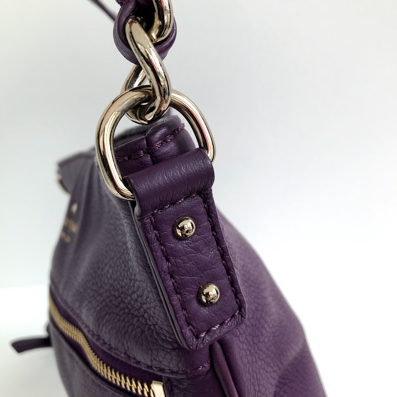 Leather crossbody bag Kate Spade Purple in Leather - 28482848