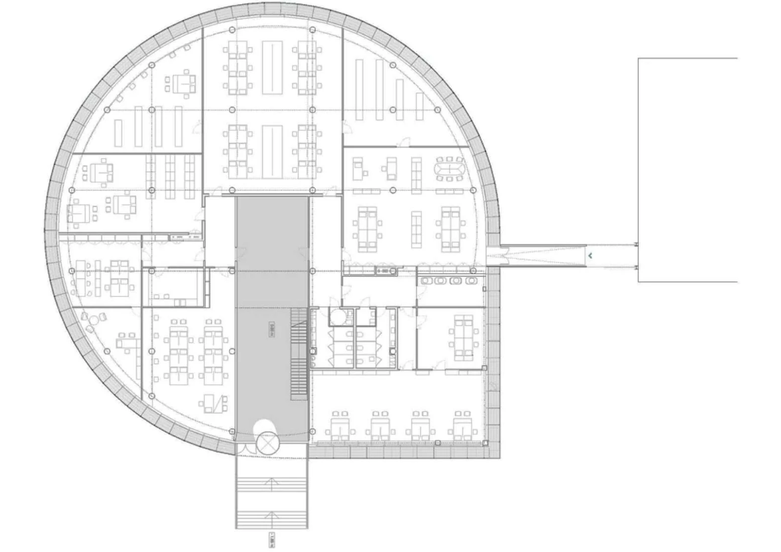 Satellite control center by Herreros Arquitectos