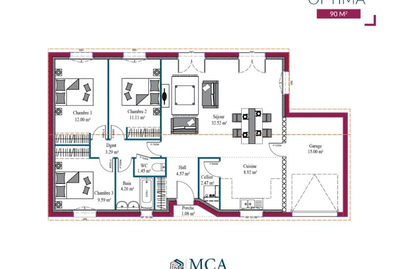  Vente Terrain + Maison - Terrain : 650m² - Maison : 65m² à Auros (33124) 