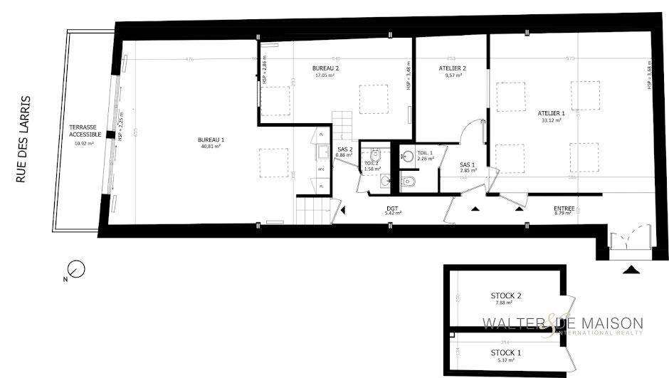 Vente locaux professionnels 4 pièces 135 m² à Meudon (92190), 560 000 €