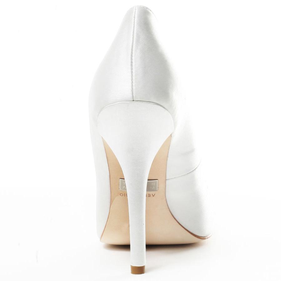 bridal shoes with wedged heel