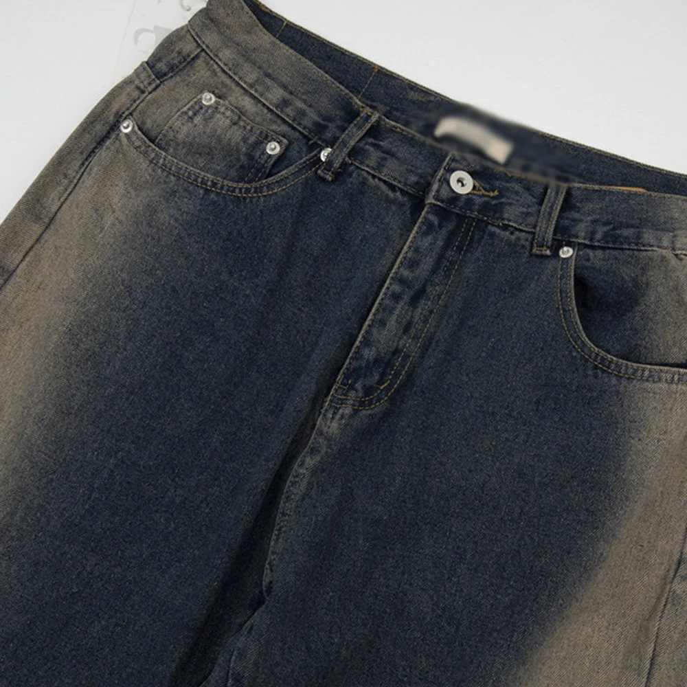 Men's Fashion Inkjet Zipper Jeans. Experience ultimate comfort, modern style, and a unique look with these high-quality,