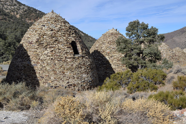 window side of kilns with a tree