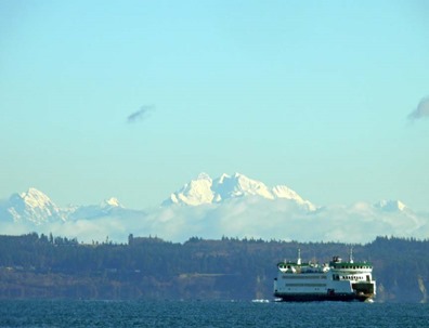 Ferry with Cascades