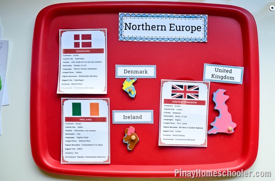 Northern Europe Study: Naming of at least 4 Countries