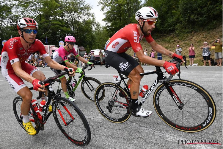 Thomas De Gendt mag het uitzweten na één van zijn moppen