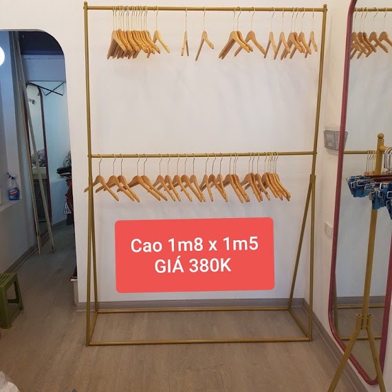 Sào Chữ Y 2 Tầng 1M8 X 1M2 - Sắt + Sơn Tĩnh Điện