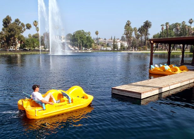 New pedal boat fleet docks at Echo Park Lake | The ...