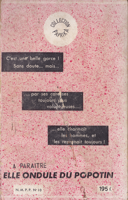 Couverture de polar / roman de gare vintage : C'est une belle garce (John Werner) - Collection PAPRIKA - Pour vous Madame, pour vous Monsieur, des publicités, illustrations et rédactionnels choisis avec amour dans des publications des années 50, 60 et 70. Popcards Factory vous offre des divertissements de qualité. Vous pouvez également nous retrouver sur www.popcards.fr et www.filmfix.fr