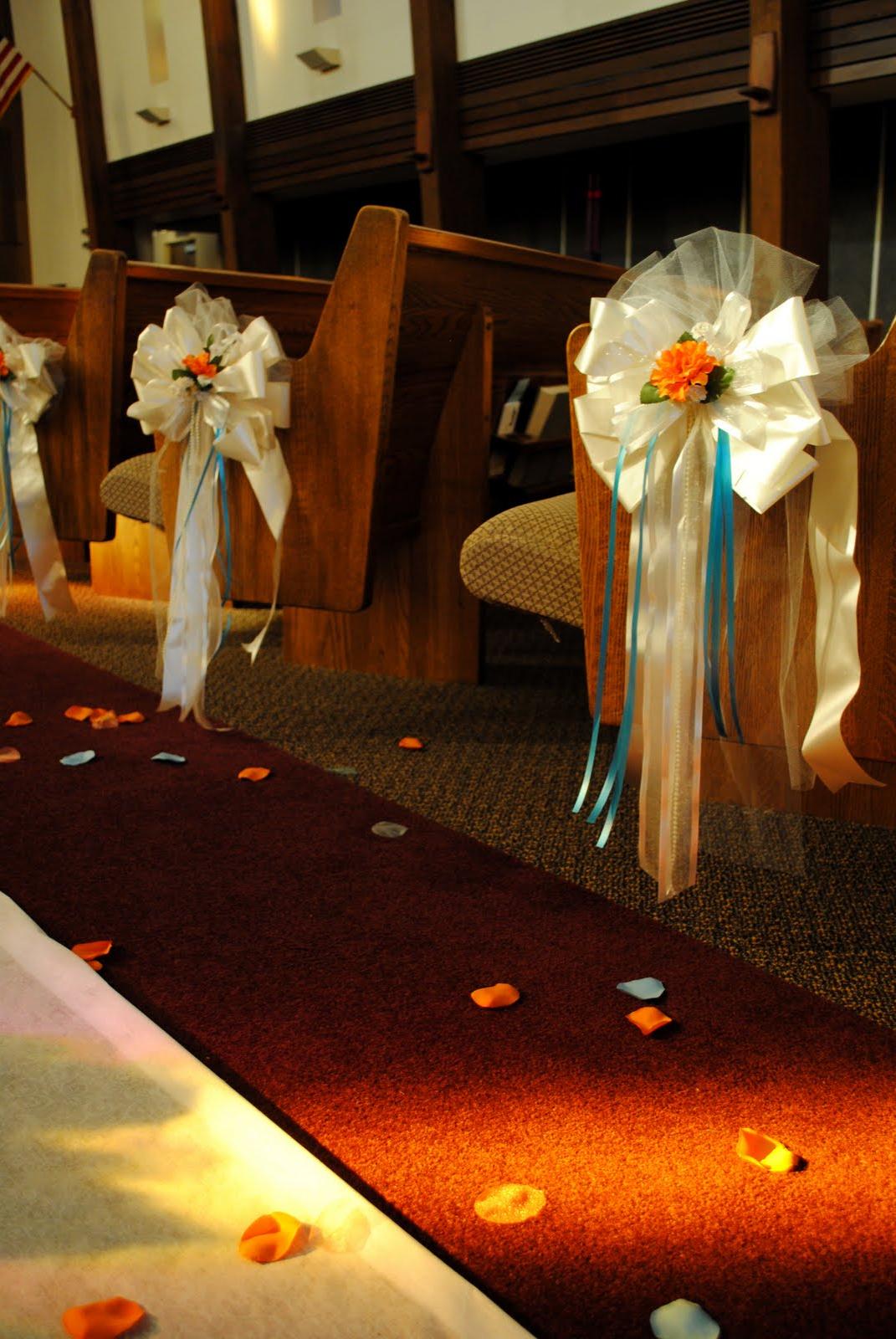 wedding bows for pews