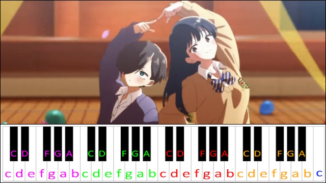 Boku wa... by Atarayo (The Dangers In My Heart OP 2) Piano / Keyboard Easy Letter Notes for Beginners