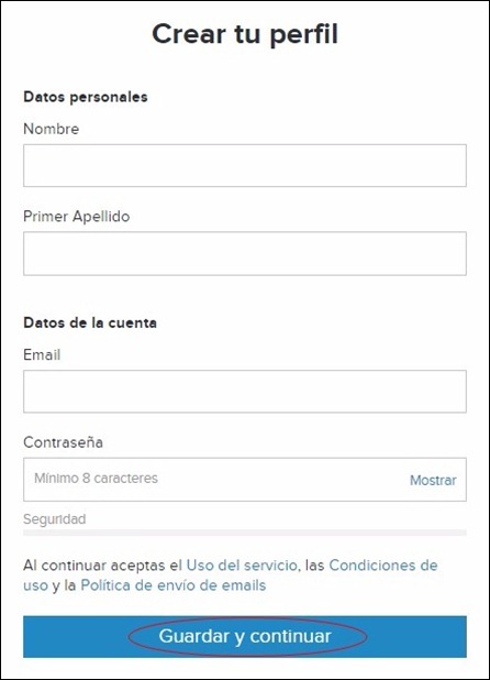 Abrir mi cuenta Infojobs - 101