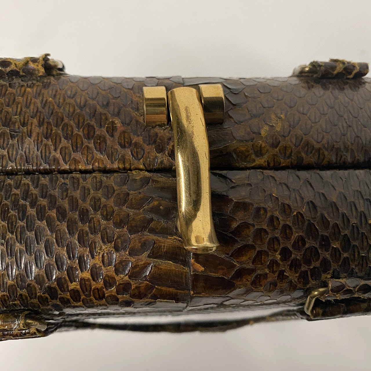 Genuine Cobra Skin Handbag