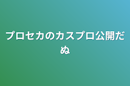 プロセカのカスプロ公開だぬ