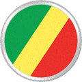 Animated Congolese flag icon