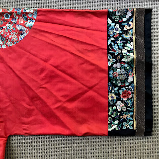 Antique Silk Hand-Embroidered Kimono