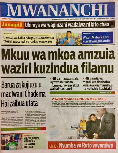 UKIMYA wa Wapinzani Wadaiwa Ndio Kifo Chao...Mtikisiko Kibano Kipya cha Escrow...Magazeti ya Leo Jumapili