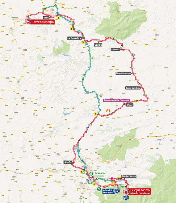 La Vuelta 2013. Etapa 10. Torredelcampo - Güéjar Sierra. Alto Hazallanas. @ Unipublic