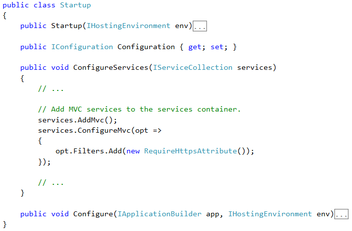 Añadiendo filtros globales en MVC 6