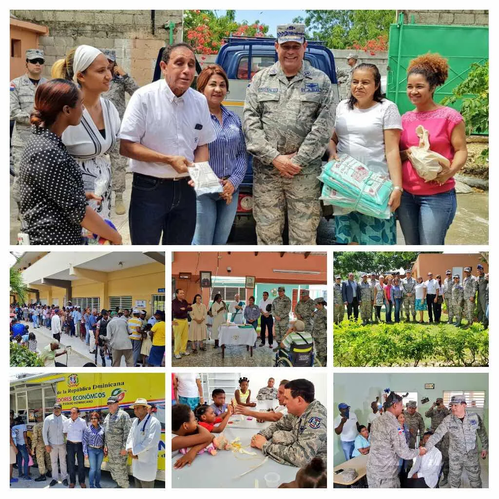 La Fuerza Aérea de República Dominicana lleva a cabo jornada médica y de asistencia social en La Romana  