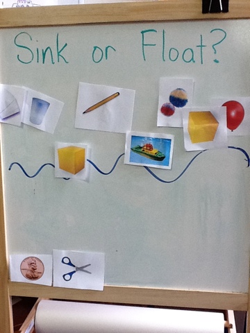 Tk Tsgi Sensory And Communication Preschool Sink Or Float