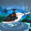 Icon Helicopter City Race Simulator