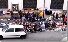 Mercatino abusivo al Corso Garibaldi