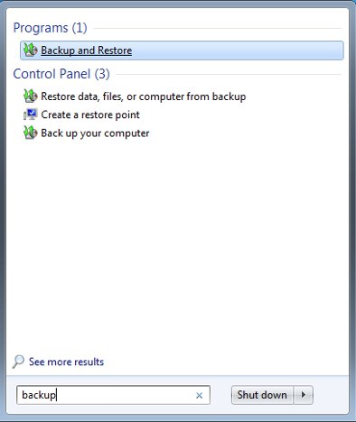 Backup di Windows