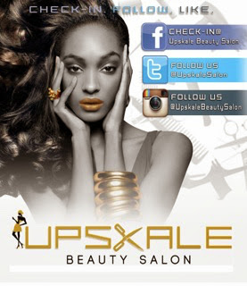 Upskale Beauty Salon logo