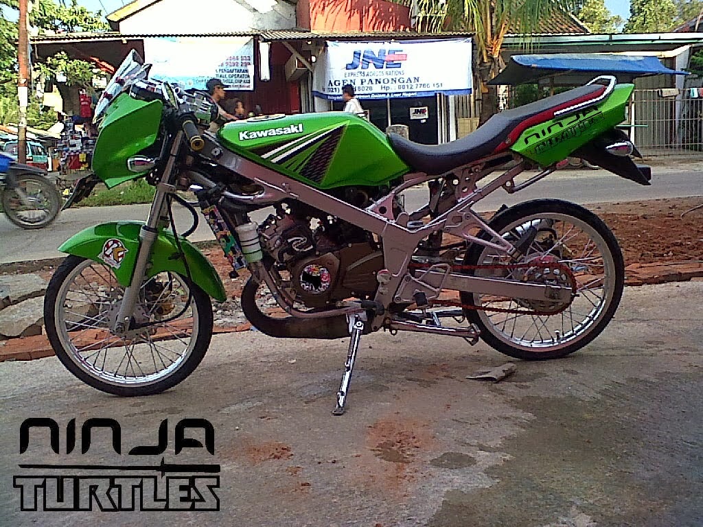 Modifikasi Ninja 150 Pelek Jari Jari