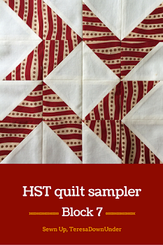 Block 7: 16 HST quilt sampler