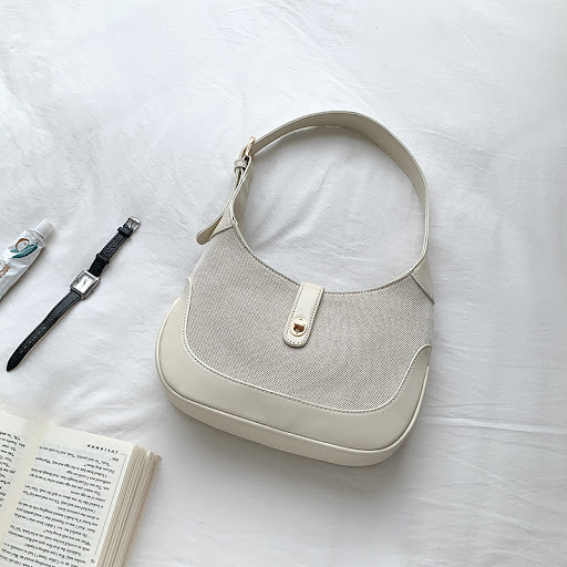 Title 8, Womens High-Grade Canvas Splicing Handbag, sty...