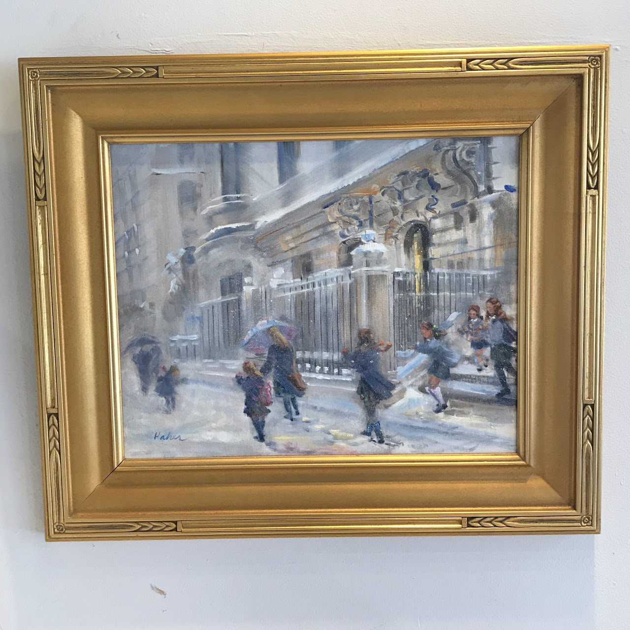 Jane Haher Signed Oil Painting