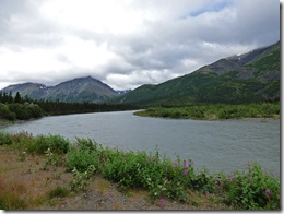 Mountains between Denali State Park and Denali National Park