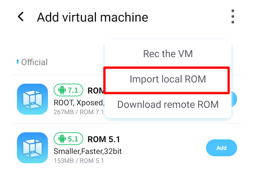 android rom file opener