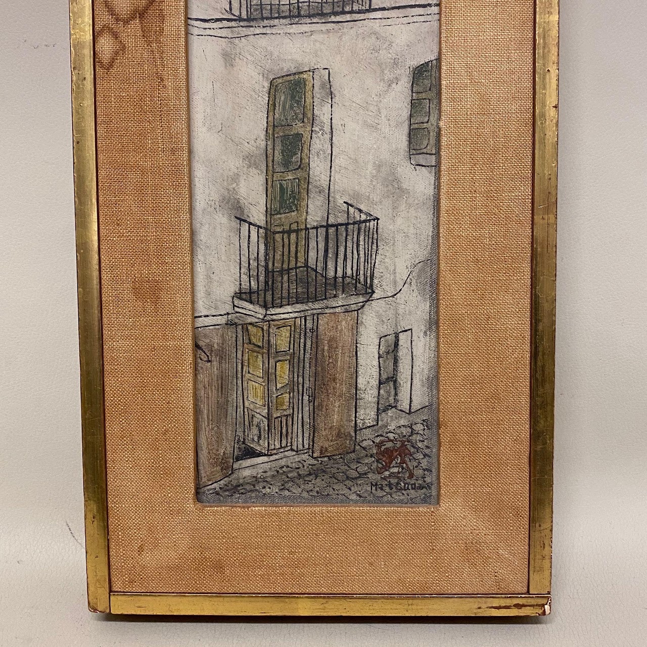 Fumiko Matsuda Signed Painting