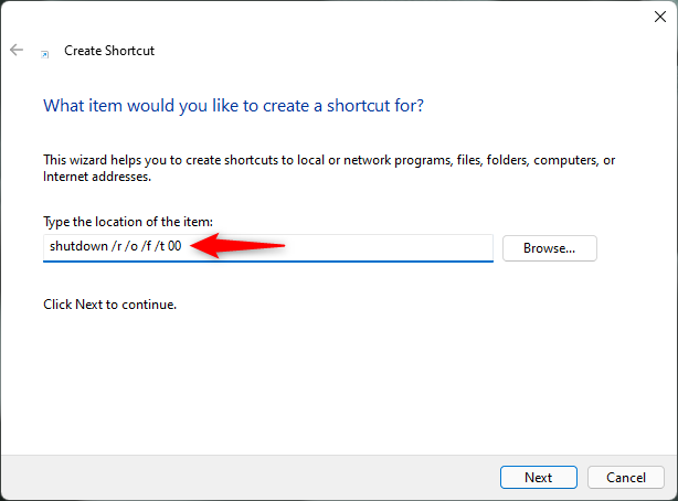 Acceso directo a UEFI (BIOS) en Windows 11
