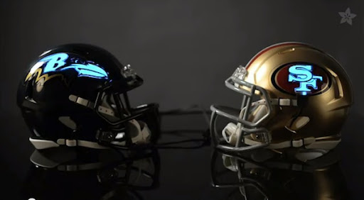  Super Bowl Glowing Helmets