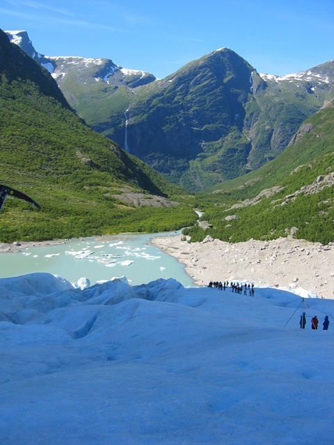 GLACIAR DE JOSTEDAL. BRIKSDAL Y PARQUE KJENUDALSBREEN. - NORUEGA I. DE TRONDHEIM A OSLO. FIORDOS Y GLACIARES. (15)