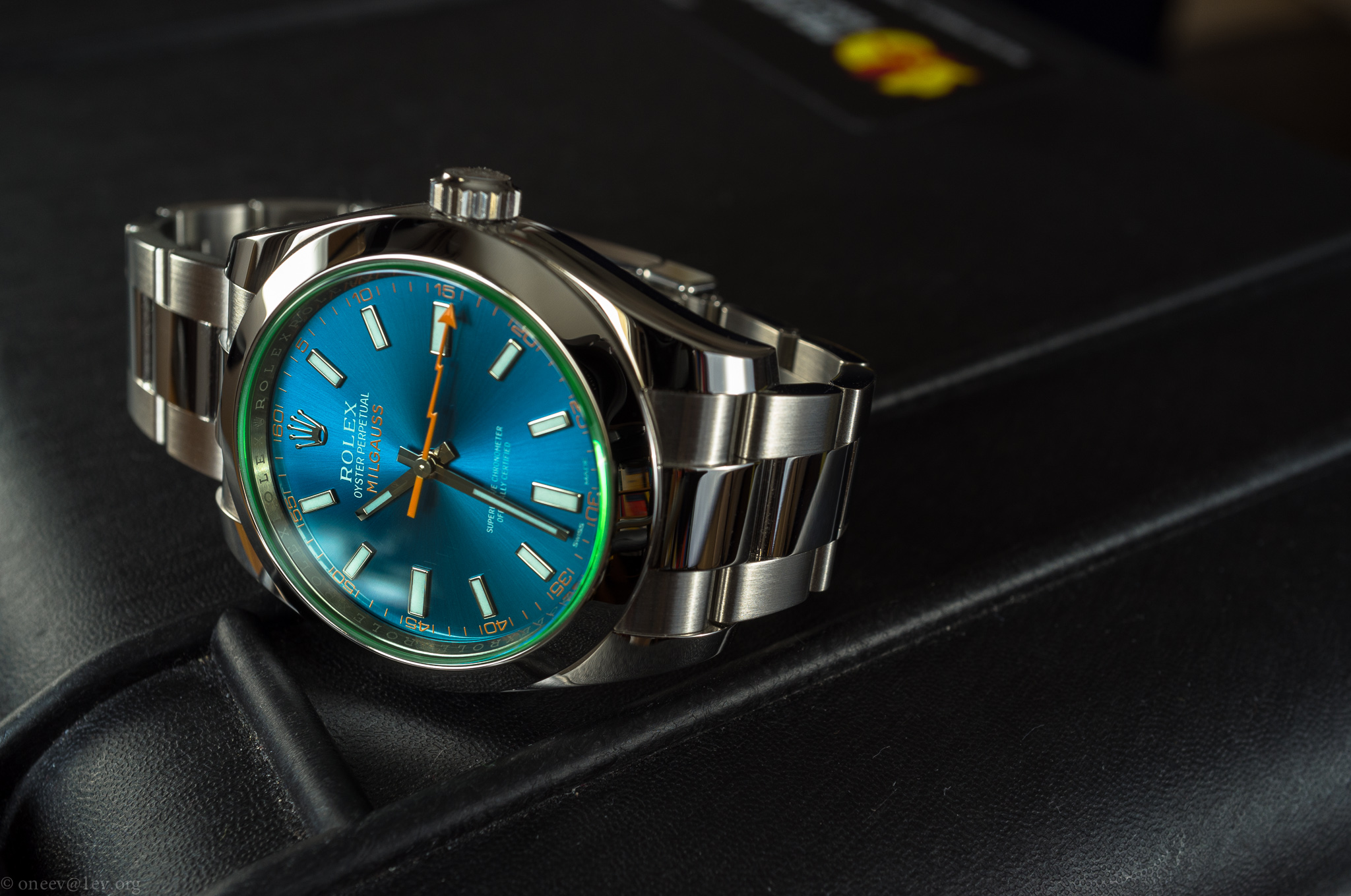 Milgauss - Revue illustrée de la Rolex Milgauss Z-Blue 20150130-DSCF5847