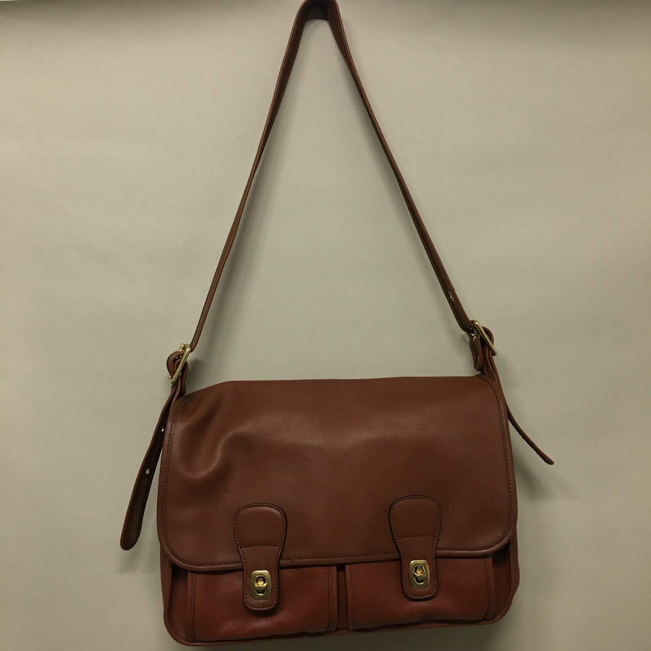 Coach Cognac Briefcase