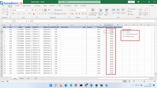 import excel data siswa skl candy