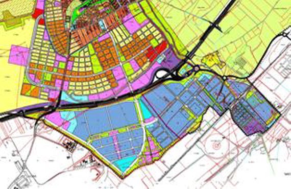 Un humedal en el nuevo Parque Industrial y Logístico de Meco