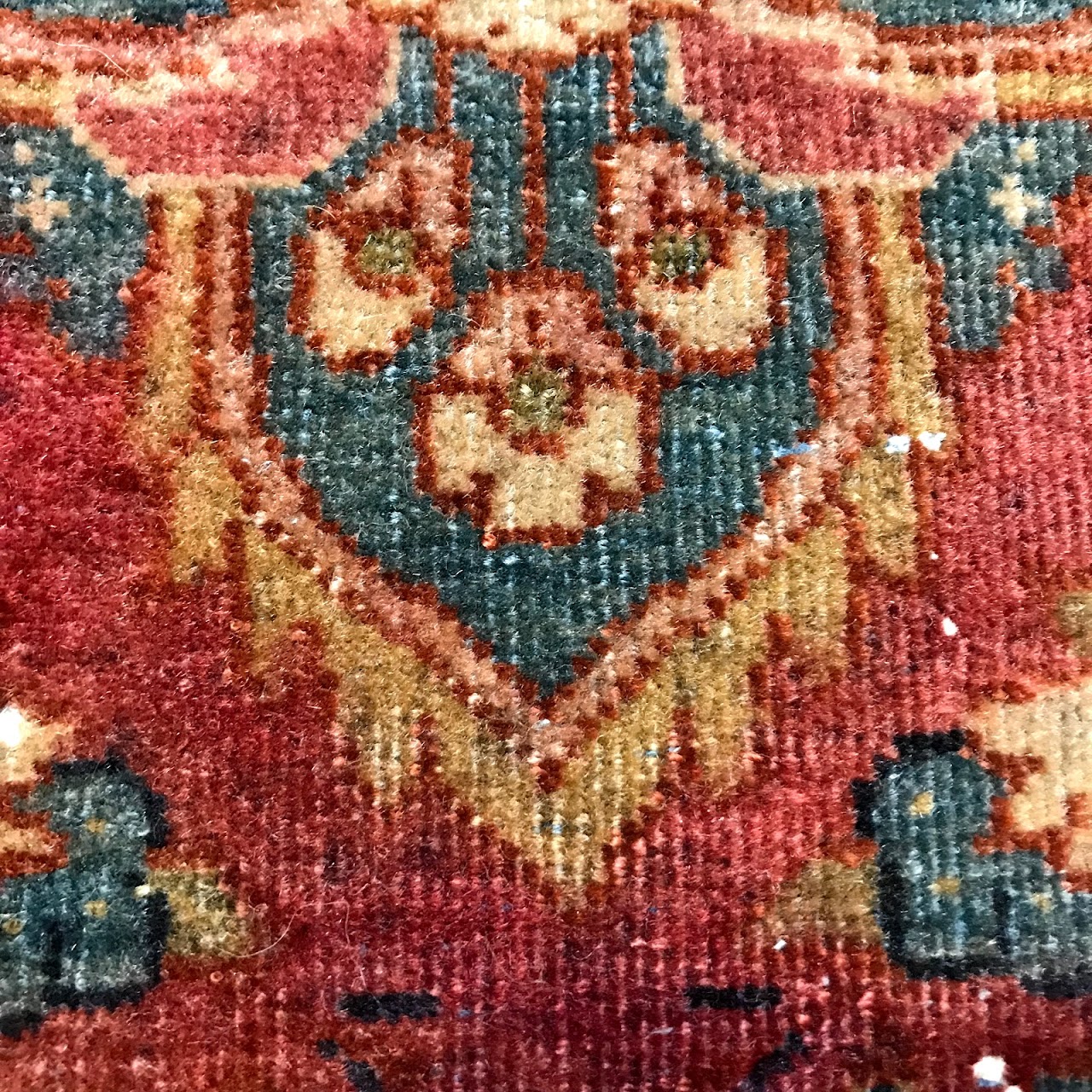 Kashan Wool & Silk Small Area Rug